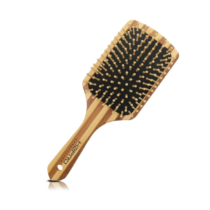 Large Bamboo Wood Bristle Paddle Brush - Image 1