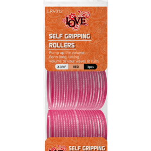 SELF GRIPPING ROLLERS 2-3/4" RED / 3PCS - Image 1