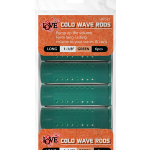COLD WAVE RODS LONG 1-1/8" GREEN / 6PCS - Image 1
